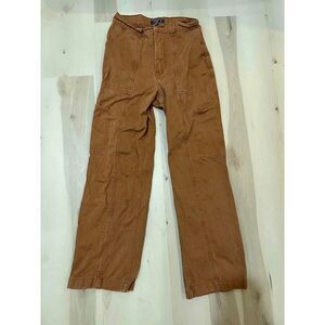 Abercrombie & Fitch Brown Vintage Y2K Pockets Utility Cargo Pants Size 26 / 2